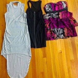 3 great condition dresses 3 for $15